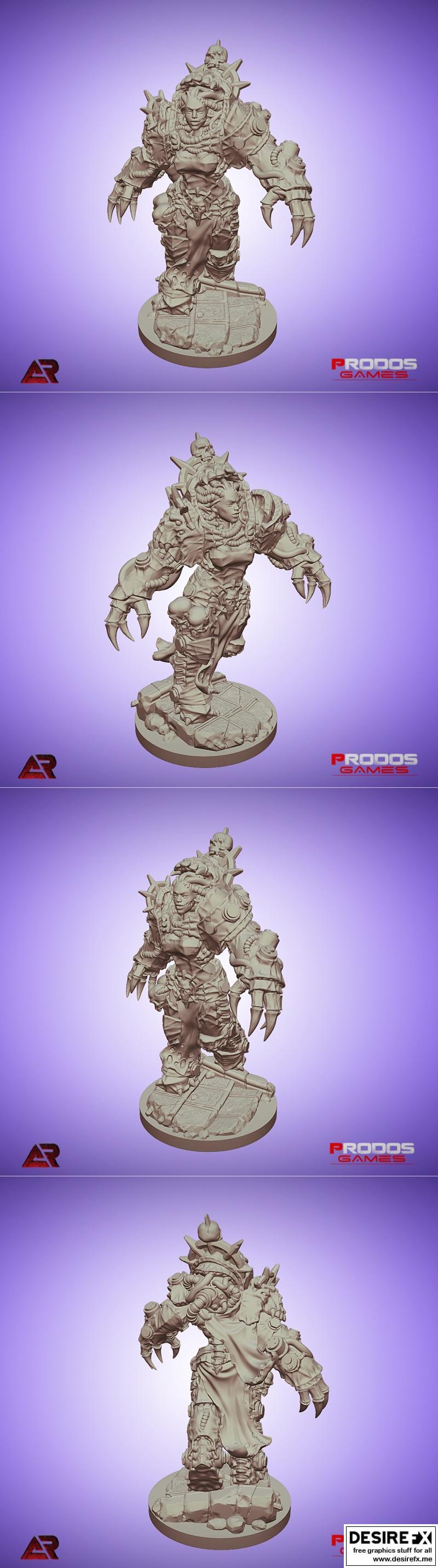 Nyx - 3D打印模型 - 可打印动漫角色雕塑|Nyx – 3D Print Model STL