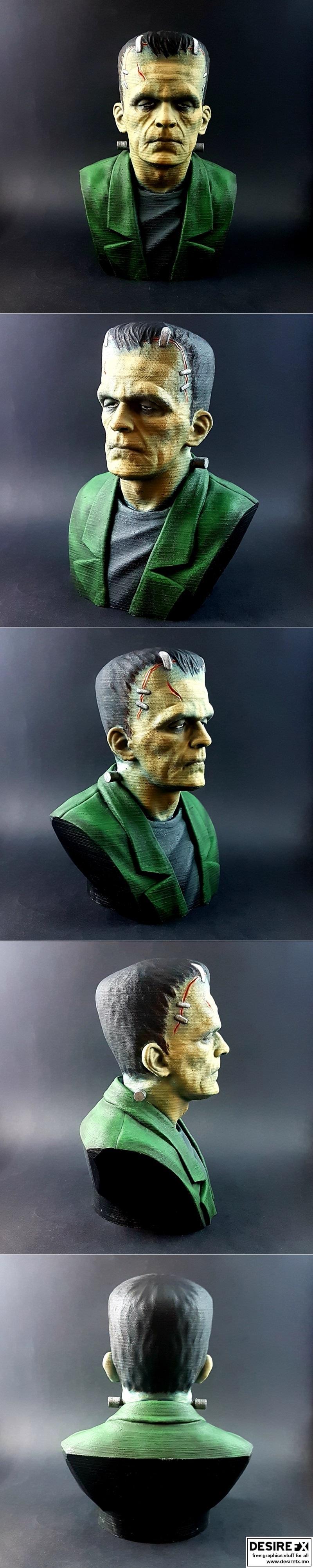 弗兰肯斯坦怪物 3D打印模型|Frankenstein Monster – 3D Print Model STL