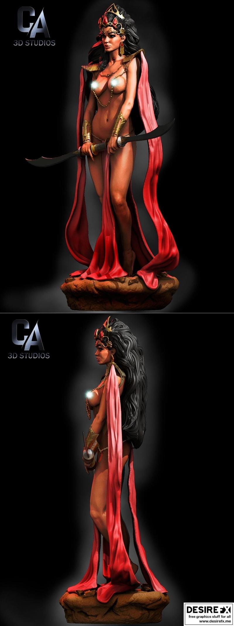 德贾·索里斯 3D打印模型 STL|Dejah Thoris – Carlos Eduardo – 3D Print Model STL