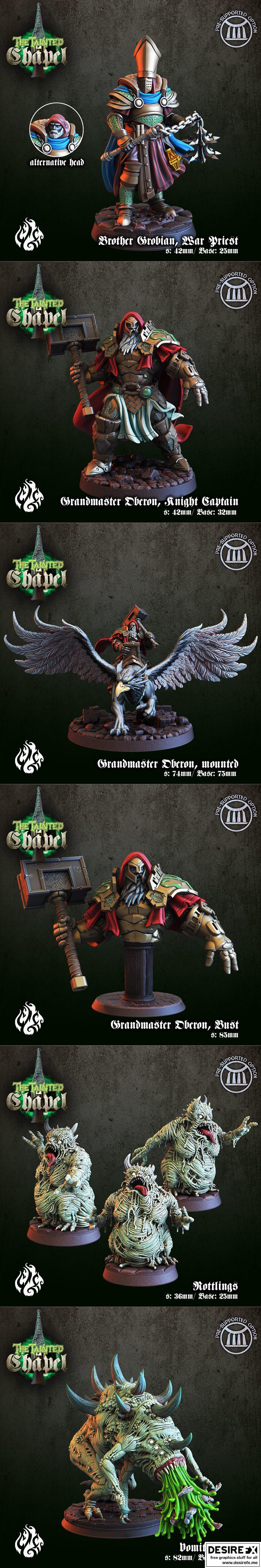 Crippled God Foundry《被玷污的圣堂》3D打印模型|Crippled Gοd Foundry – The Tainted Chapel January 2023 – 3D Print Model STL