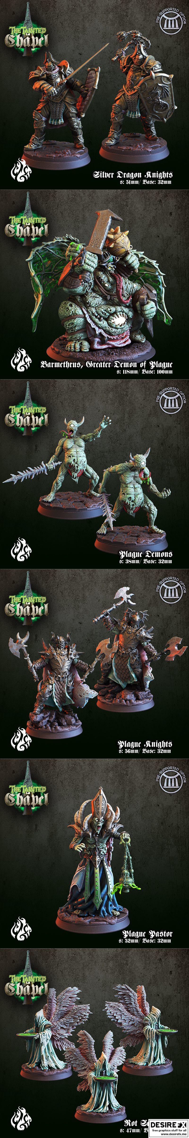 Crippled God Foundry《被玷污的圣堂》3D打印模型|Crippled Gοd Foundry – The Tainted Chapel January 2023 – 3D Print Model STL