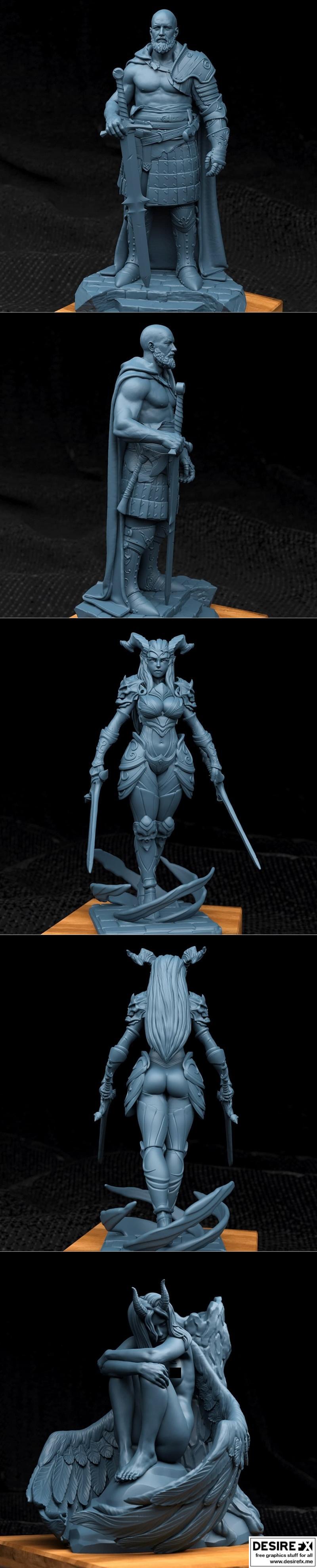 CA苏克普茨2021年作品——3D打印模型STL|CA Suclpts June 2021 – 3D Print Model STL