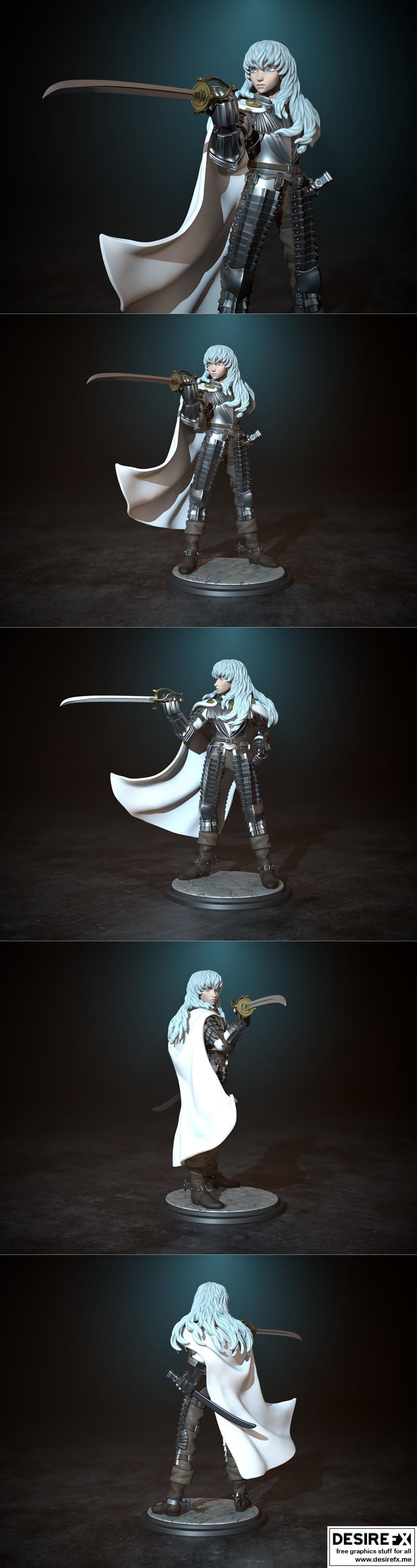 《恶魔之子格雷弗 3D打印模型》|Griffith from Berserk – 3D Print Model STL