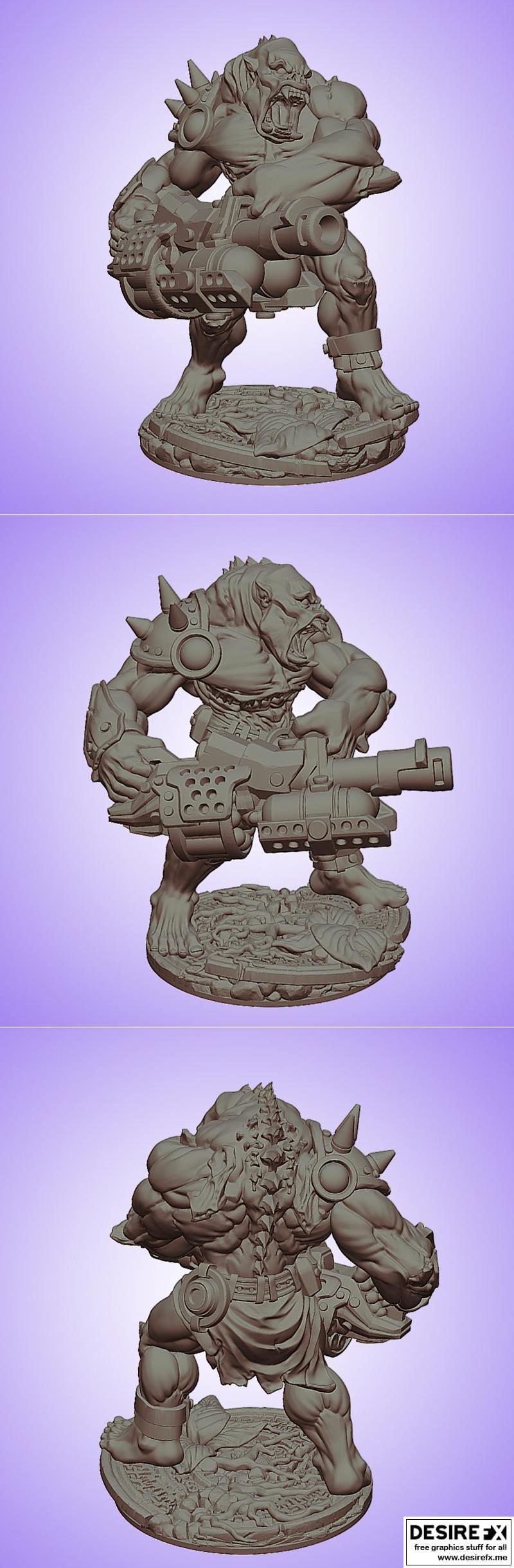 墨尔奇安麦卡托拉模型1/3 3D打印版|Dark Legion Mercurian Maculator Model 1 of 3 – 3D Print Model STL