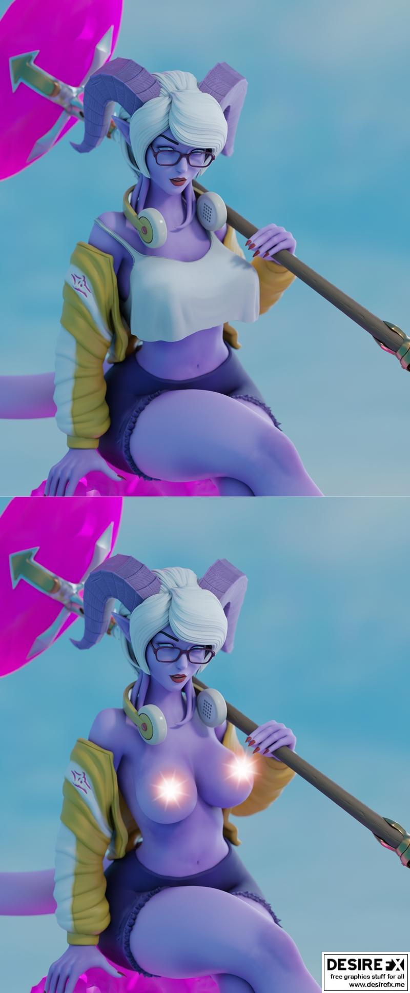 魔兽世界 Yrel 3D打印模型|Yrel – World of Warcraft – Momoji – 3D Print Model STL