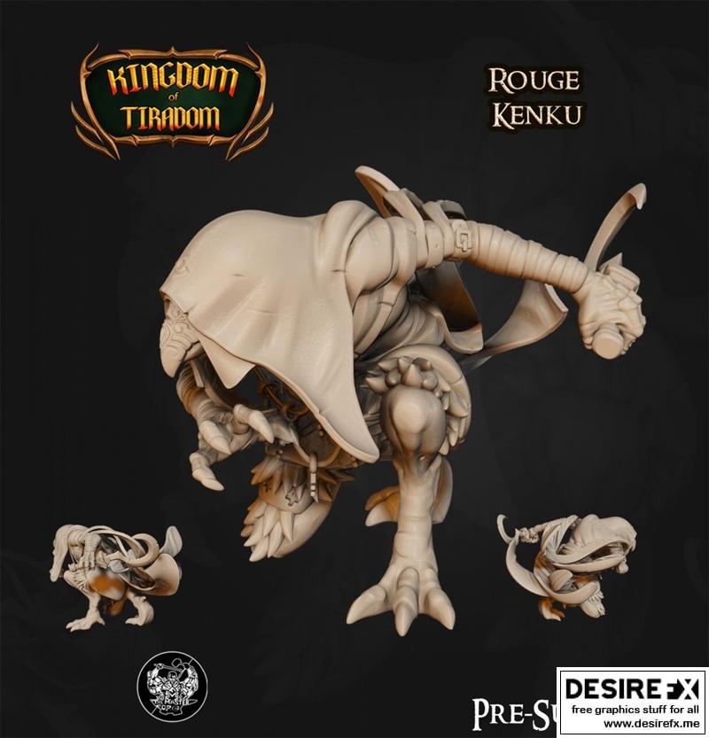 Kenku Rogue 3D打印模型|Kenku Rogue – 3D Print Model STL