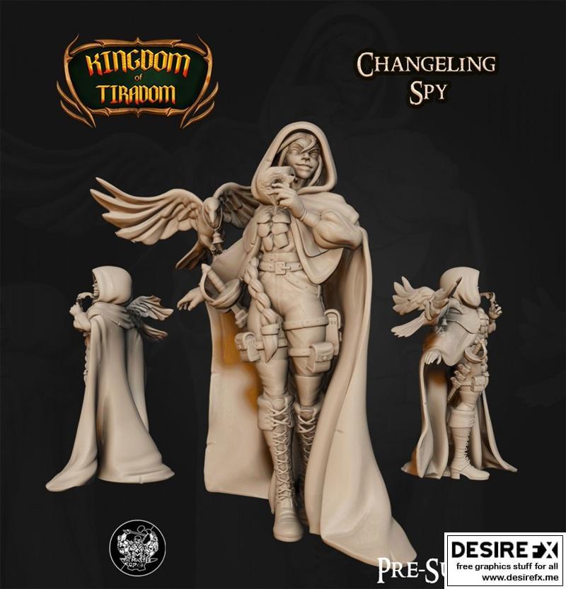 变形者间谍——3D打印模型|Changeling Spy – 3D Print Model STL