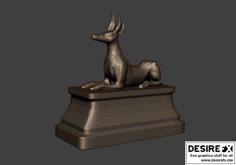 阿努比斯3D打印模型|Anubis Statue 3D print model