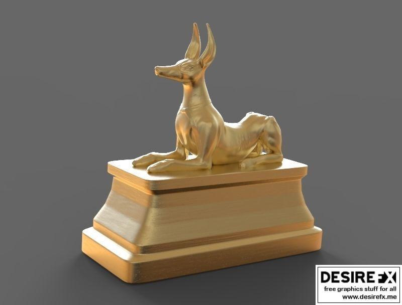 阿努比斯3D打印模型|Anubis Statue 3D print model
