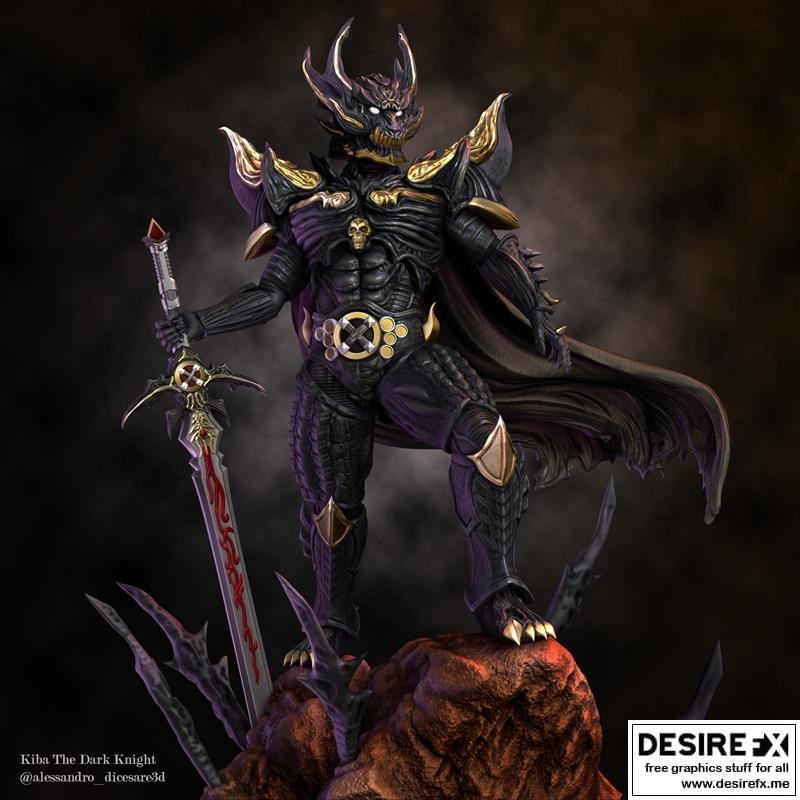 Kiba The Dark Knight 3D打印模型|Kiba The Dark Knight – 3D Print Model STL