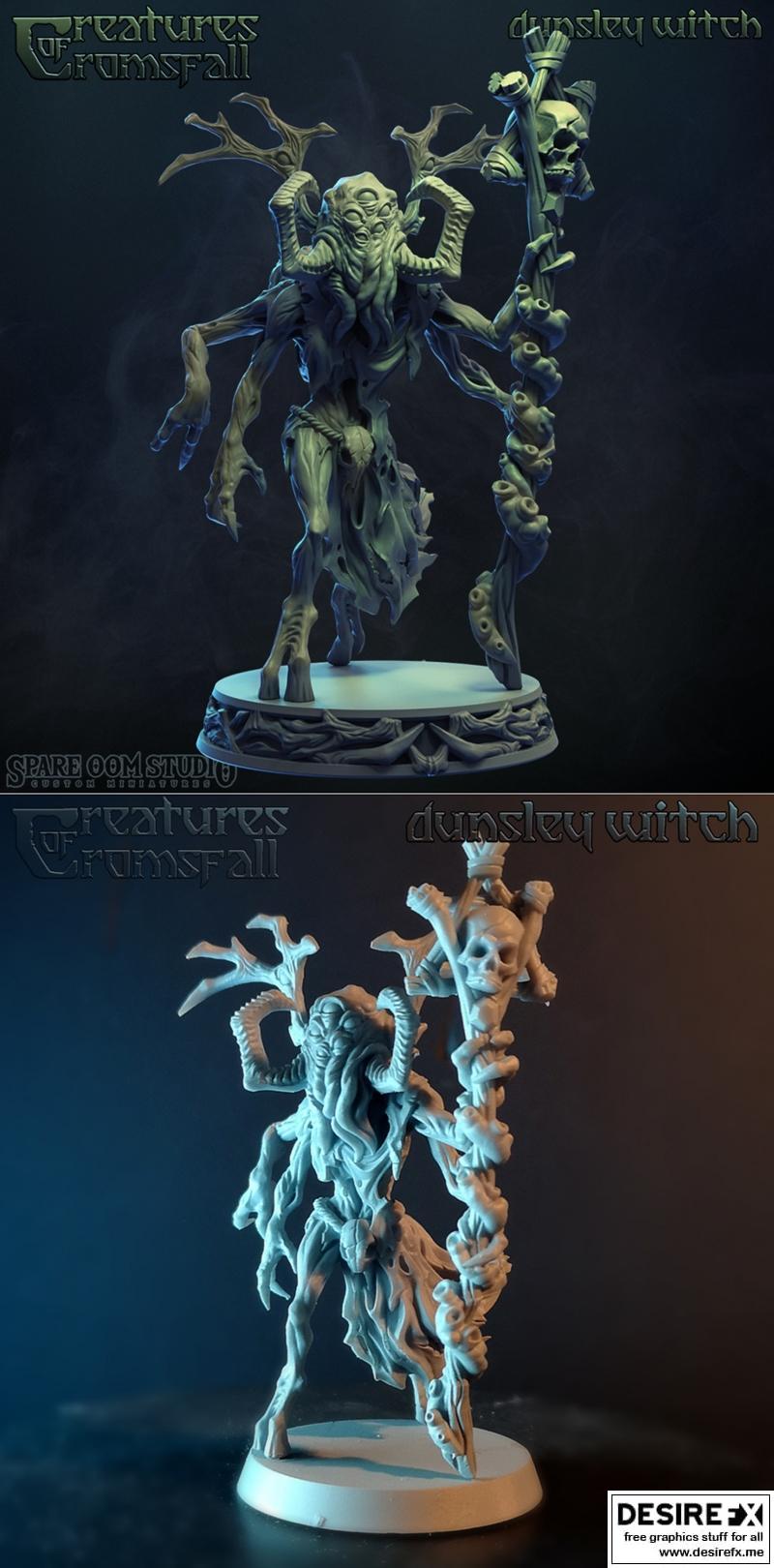 Dunsley Witch 3D打印模型|Dunsley Witch – 3D Print Model STL