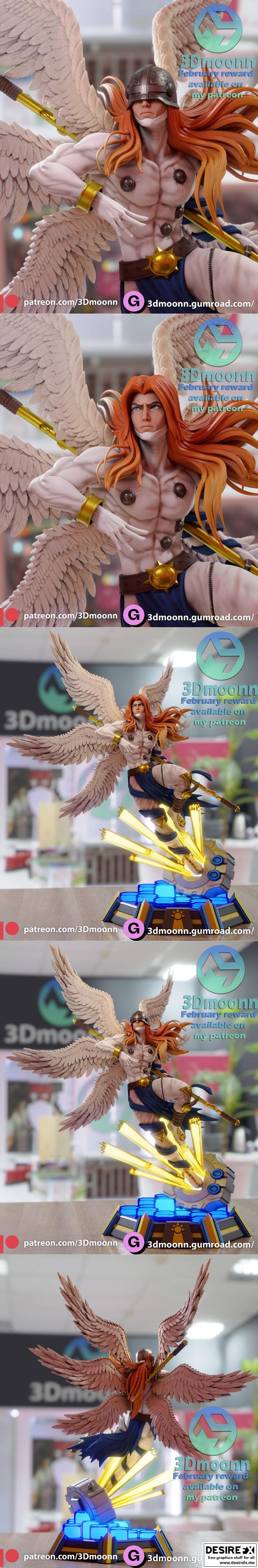 Angemon 3D打印模型|Angemon – 3Dmoonn – 3D Print Model STL