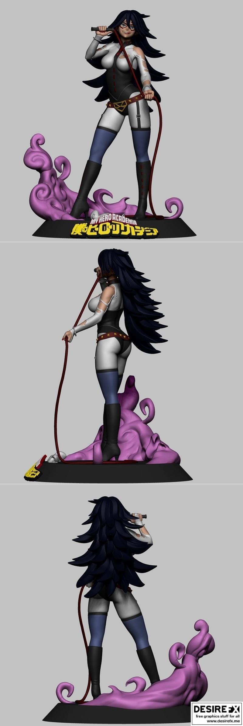 夜之眠 诺尔凯亚 黑夜版 3D打印模型|Boku no Hero – Nemuri Kayama Midnight – 3D Print Model STL