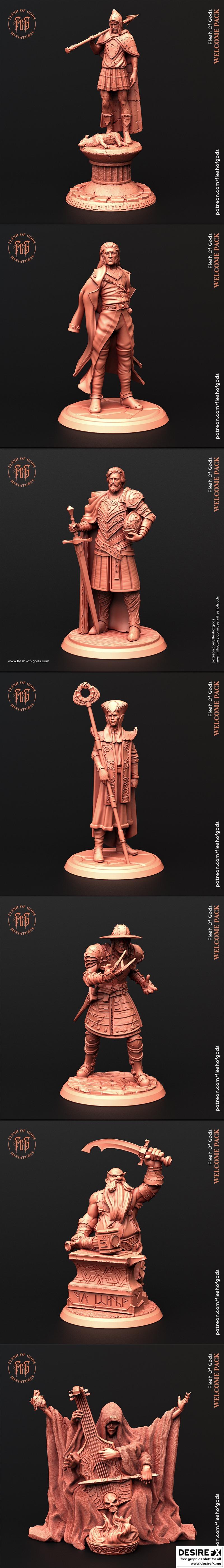 神明之闪 - 欢迎礼包 - 3D打印模型|Flash of Gods – Welcome Pack – 3D Print Model STL