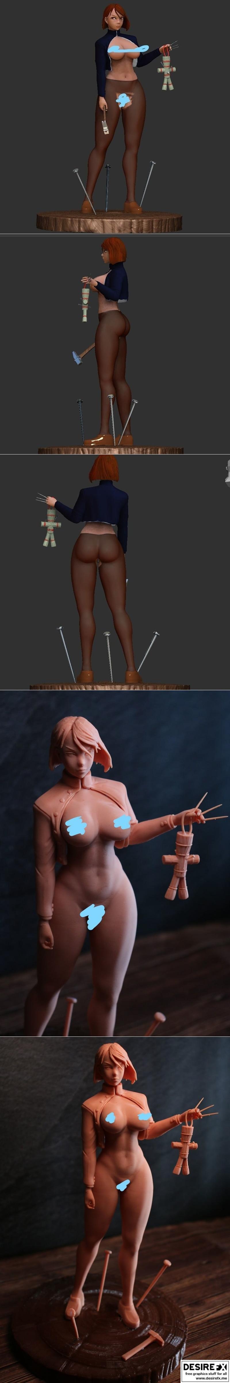 咒术回战 3D打印模型|Nobara jujutsu kaisen – 3D Print Model STL