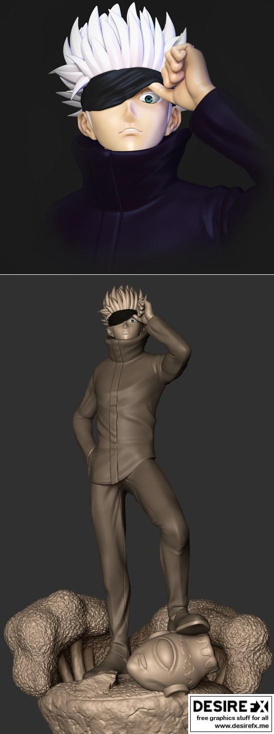 Gojo Satoru 3D打印模型|Satoru Gojo – 3D Print Model STL
