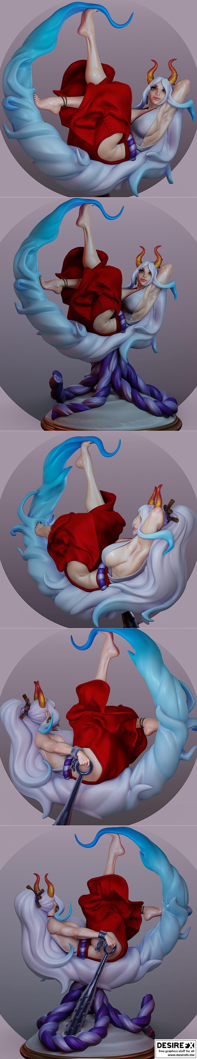 《海贼王 佩尔力一击 3D打印模型》|Yamato One Piece – Pear Force One – 3D Print Model STL