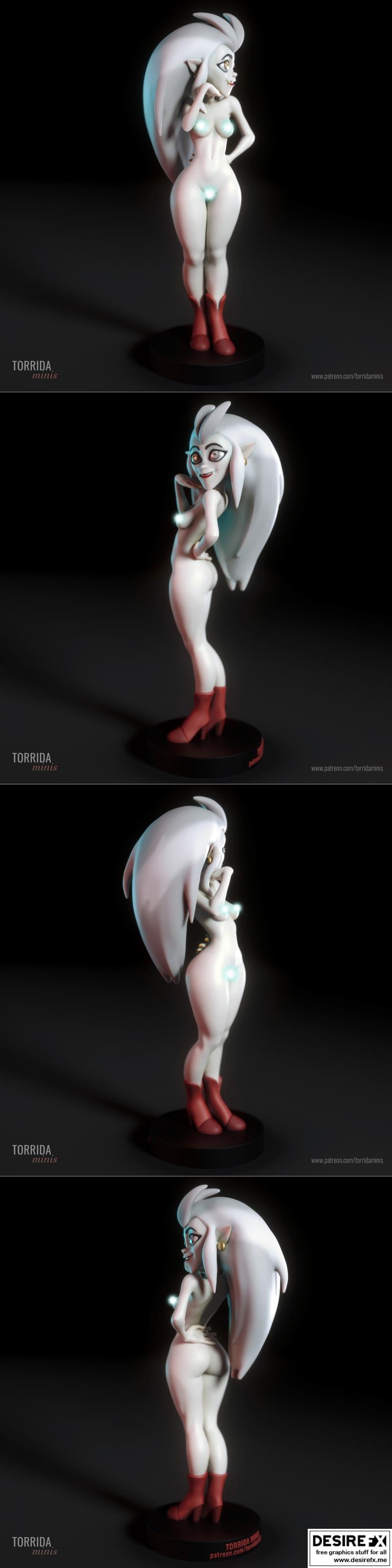 Eda Torrida迷你角色3D打印模型|Eda – Torrida Minis – 3D Print Model STL