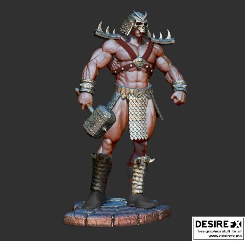 莎欧·坎恩 3D打印模型 STL|Shao Kahn – 3D Print Model STL