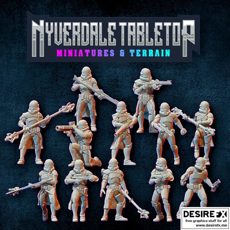 3D打印模型：Purge突击兵收藏集|Purge Trooper Collection – 3D Print Model STL