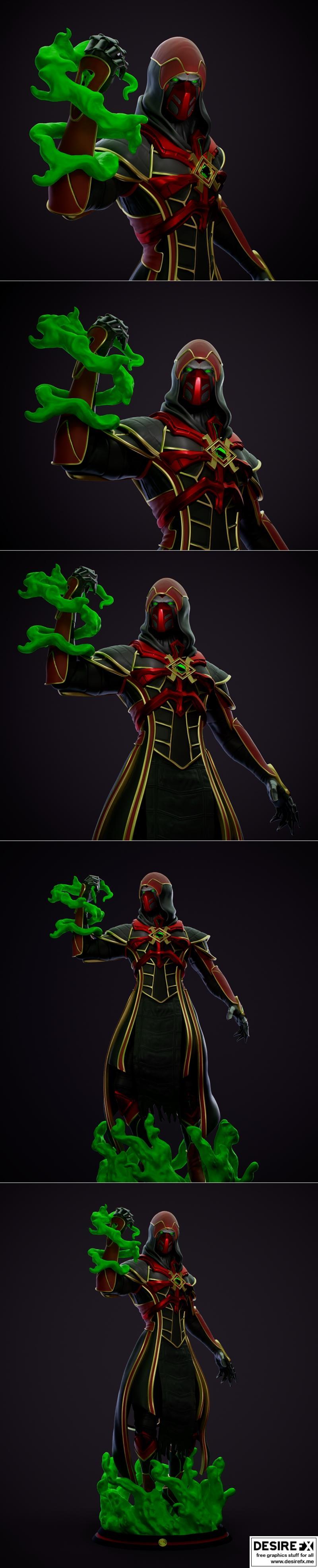 Mortal Kombat 3D打印模型：Ermac|Ermac – Mortal Kombat – 3D Print Model STL