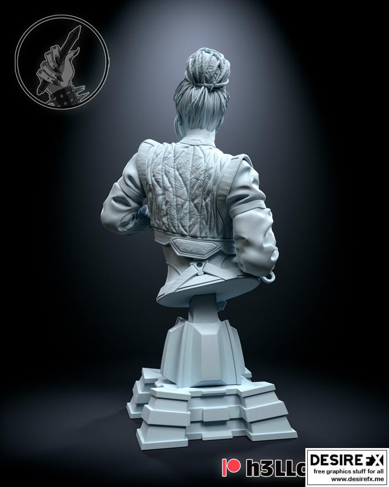 Panam Palmer雕塑作品 3D打印模型 STL|H3LL Creator – Panam Palmer Sculpture and Bust – 3D Print Model STL