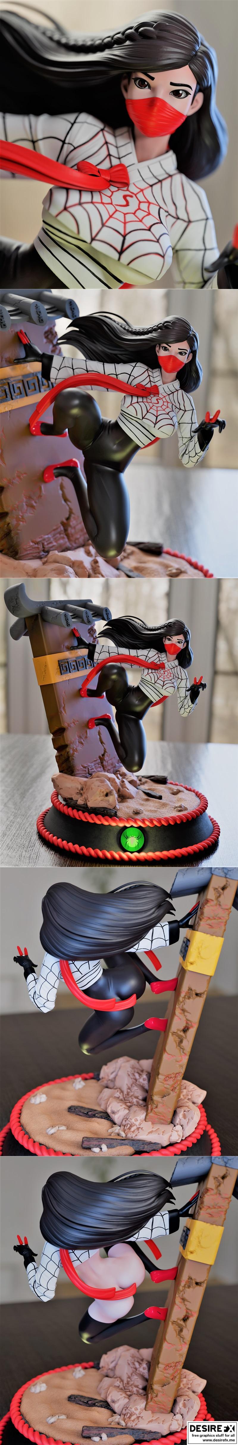 蜘蛛丝 - Momoji - 3D打印模型|Spider Silk – Momoji – 3D Print Model STL