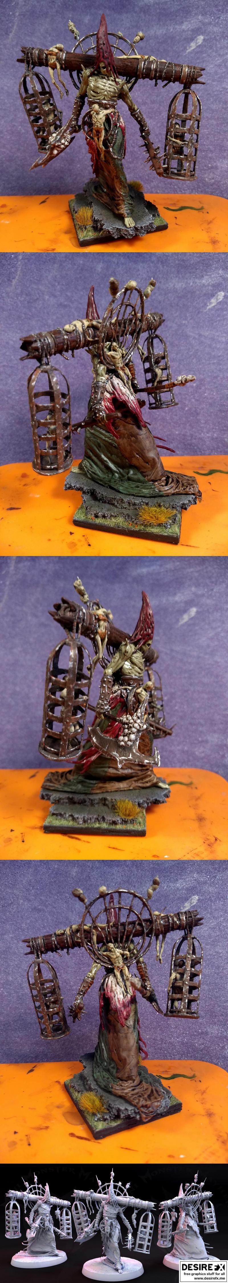 执行者姿势 3D打印模型|Executioner Pose 1 – 3D Print Model STL