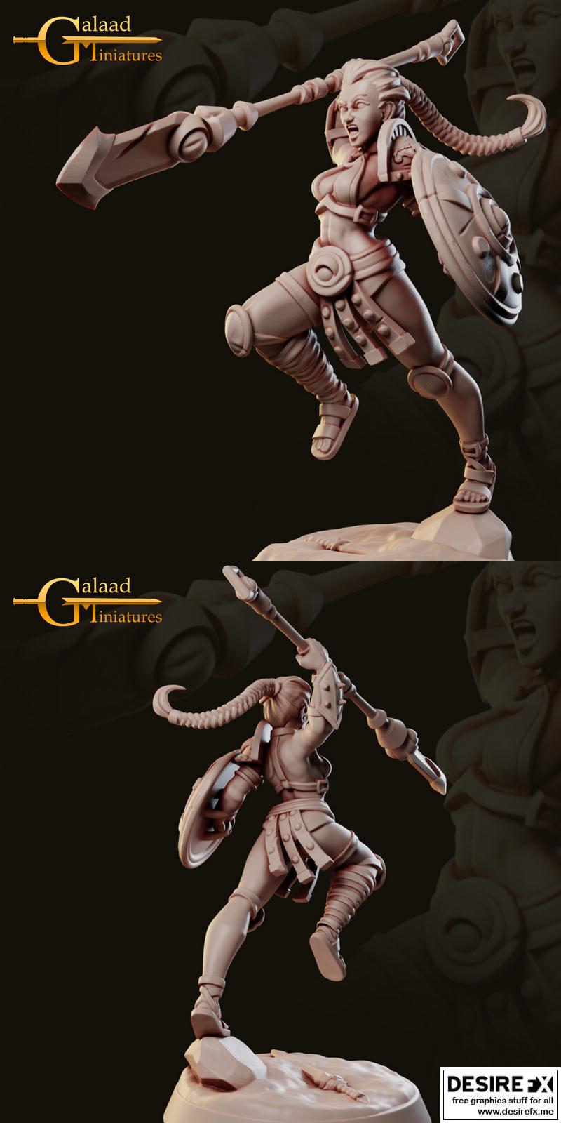 Arena Fighters - Sanna 3D打印模型|Arena Fighters – Sanna 1 – 3D Print Model STL