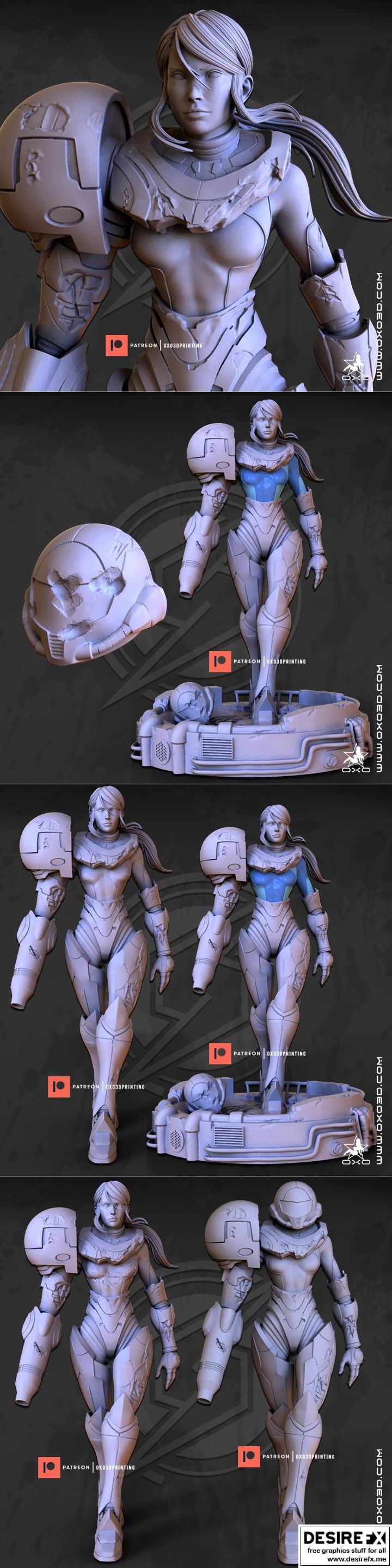 OXO3D - Metroid Dread 杰特萨姆斯 3D打印模型|OXO3D – Metroid Dread Samus Aran – 3D Print Model STL