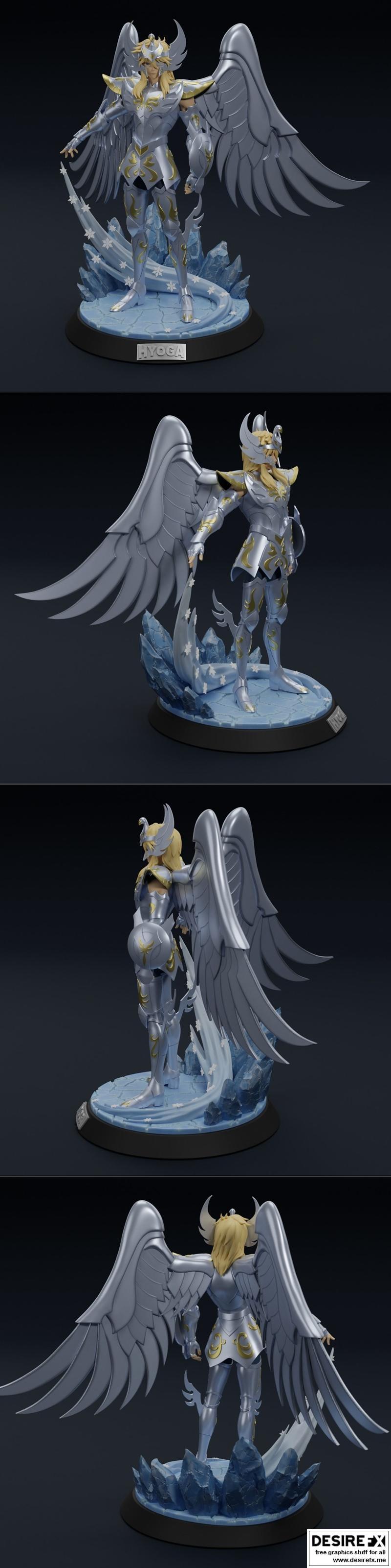 Cygnus Hyoga神之衣 3D打印模型|Cygnus Hyoga god divine clothes – 3D Print Model STL