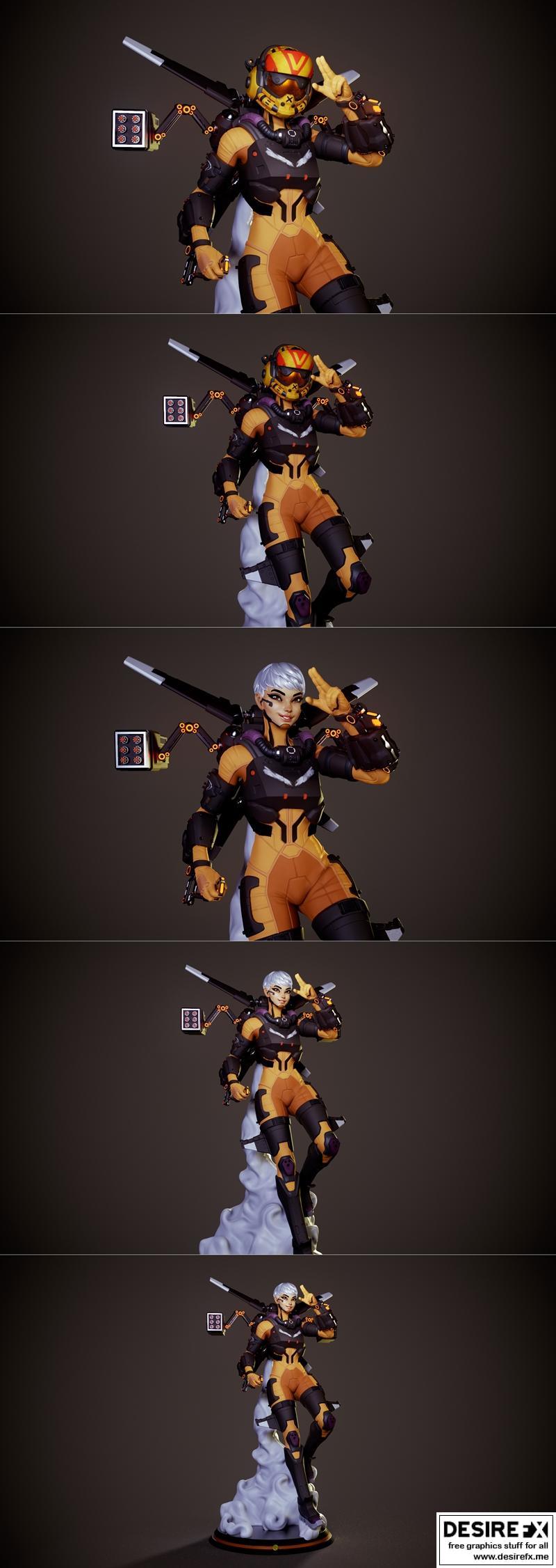 瓦尔基里 3D打印模型 STL|Valkyrie – 3D Print Model STL