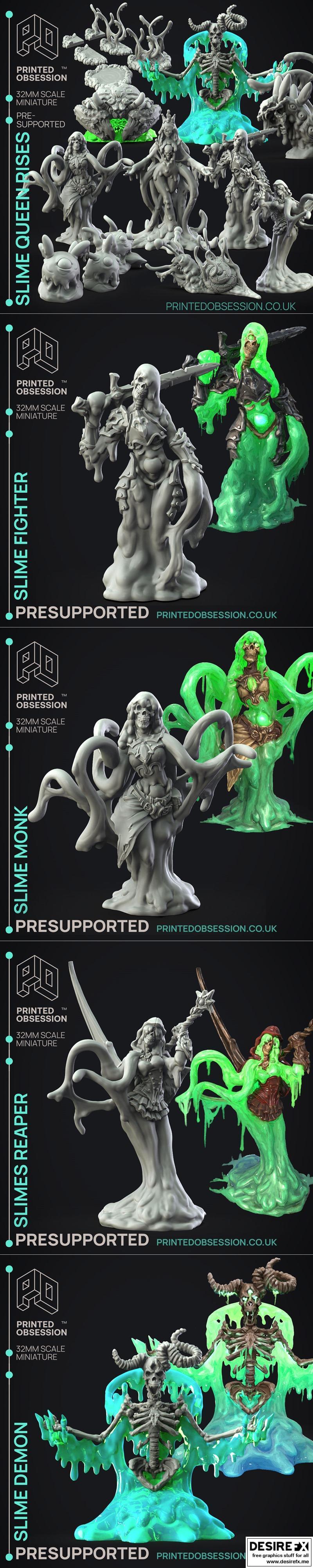 打印迷恋 — 侧 quest 商店 2023年2月 3D打印模型|Printed Obsession – Side Quest Shop February 2023 – 3D Print Model STL