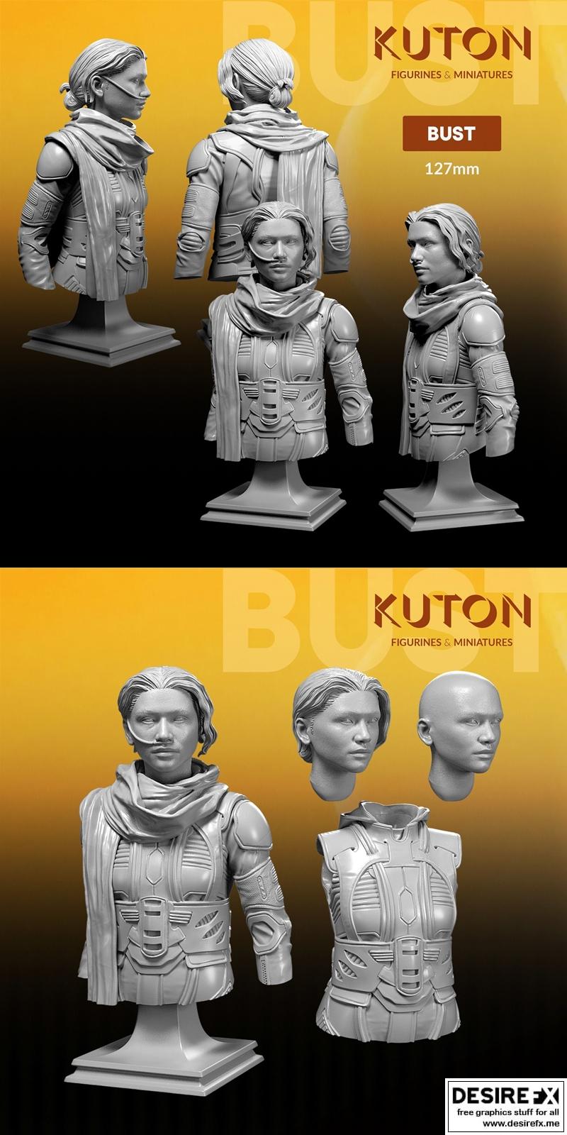 沙丘-Chani-3D打印模型|Chani – Dune – 3D Print Model STL