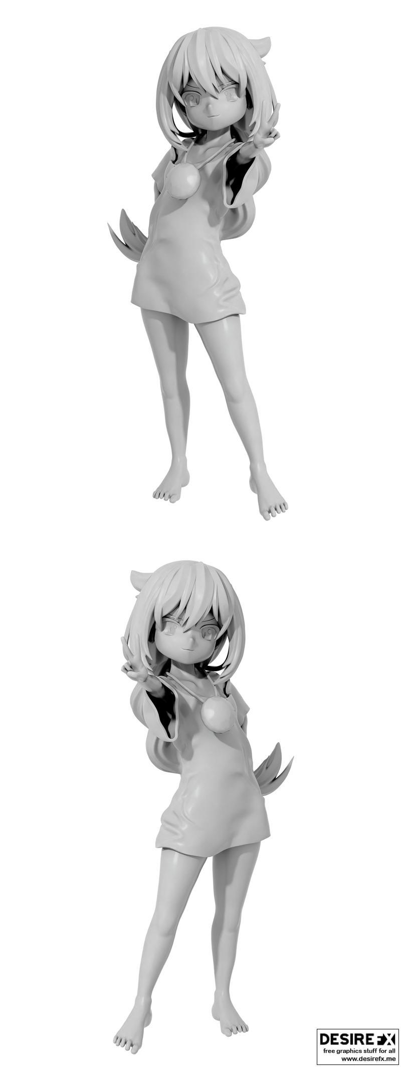 Jahysama - 动漫游戏角色3D打印模型|Jahysama – 3D Print Model STL