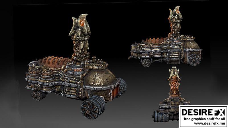 3D打印模型：矮人营地套装|Dwarf camp kit 3D print model