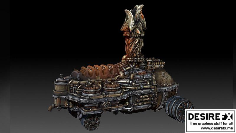 3D打印模型：矮人营地套装|Dwarf camp kit 3D print model