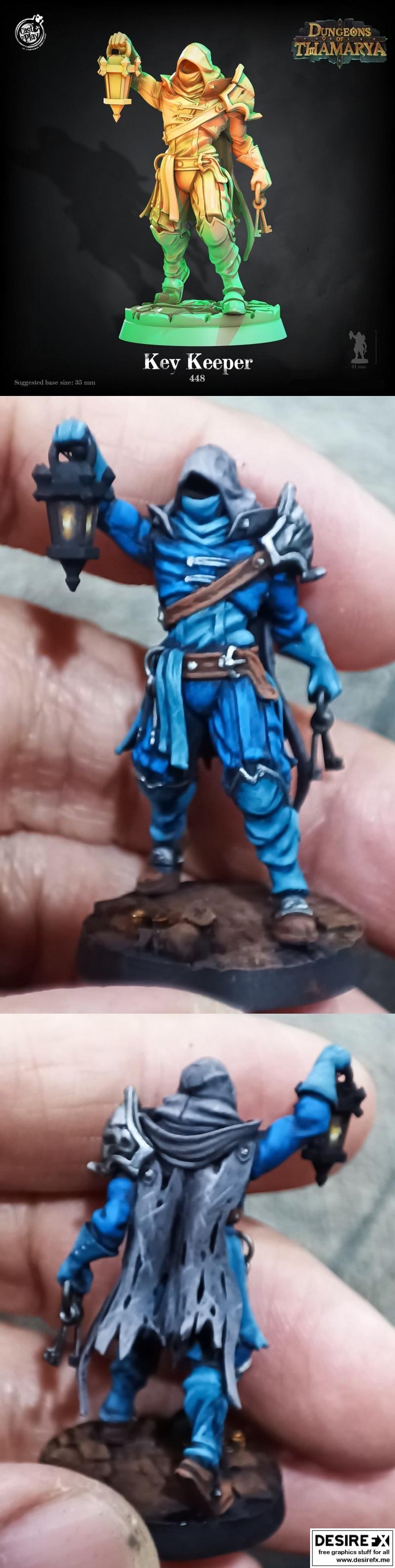 泰姆瑞亚地下城 - 密钥守护者 - 3D打印模型|Cast N Play – Dungeons of Thamarya – Key Keeper – 3D Print Model STL