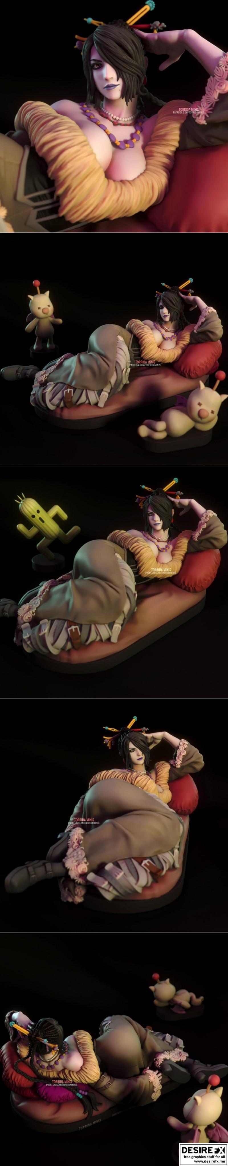 Lulu 热带迷你 3D打印模型|Lulu – Torrida Minis – 3D Print Model STL