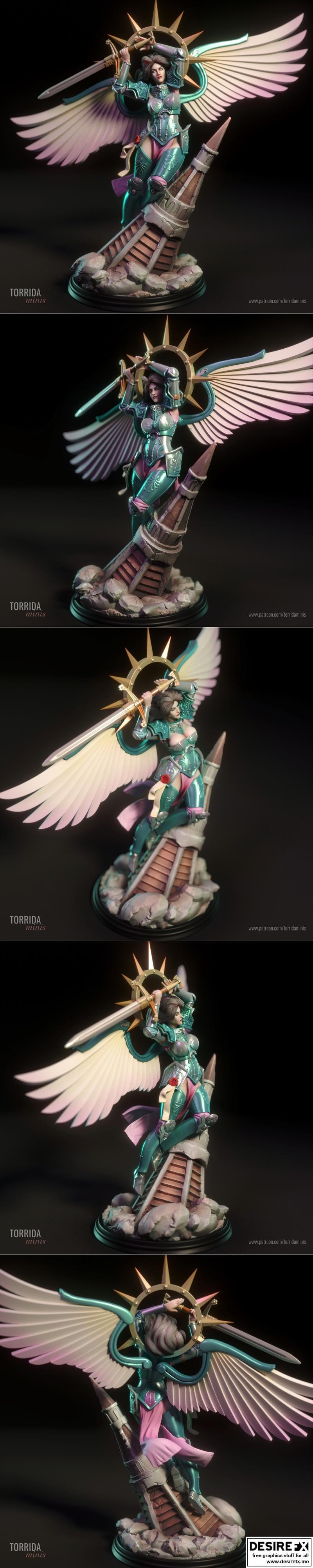 Celeste 托里达迷你模型 3D打印版|Celeste – Torrida Minis – 3D Print Model STL