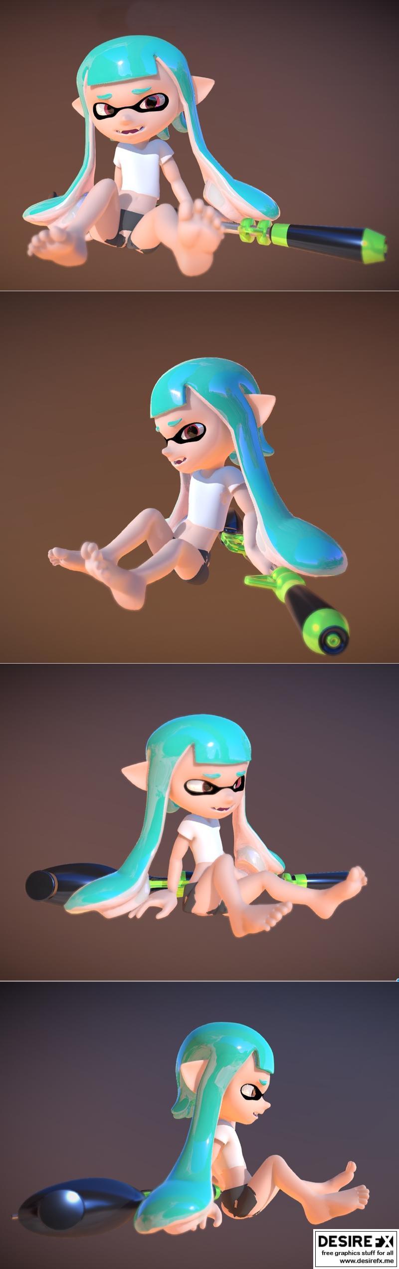 Linking Girl 3D打印模型|LInkling Girl – 3D Print Model STL