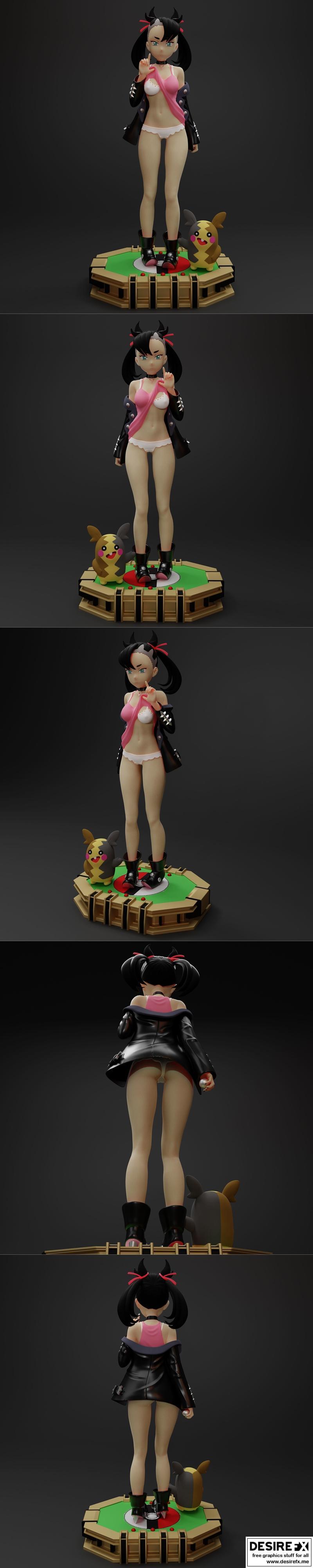 Marnie 3D打印模型|Marnie – 3D Print Model STL