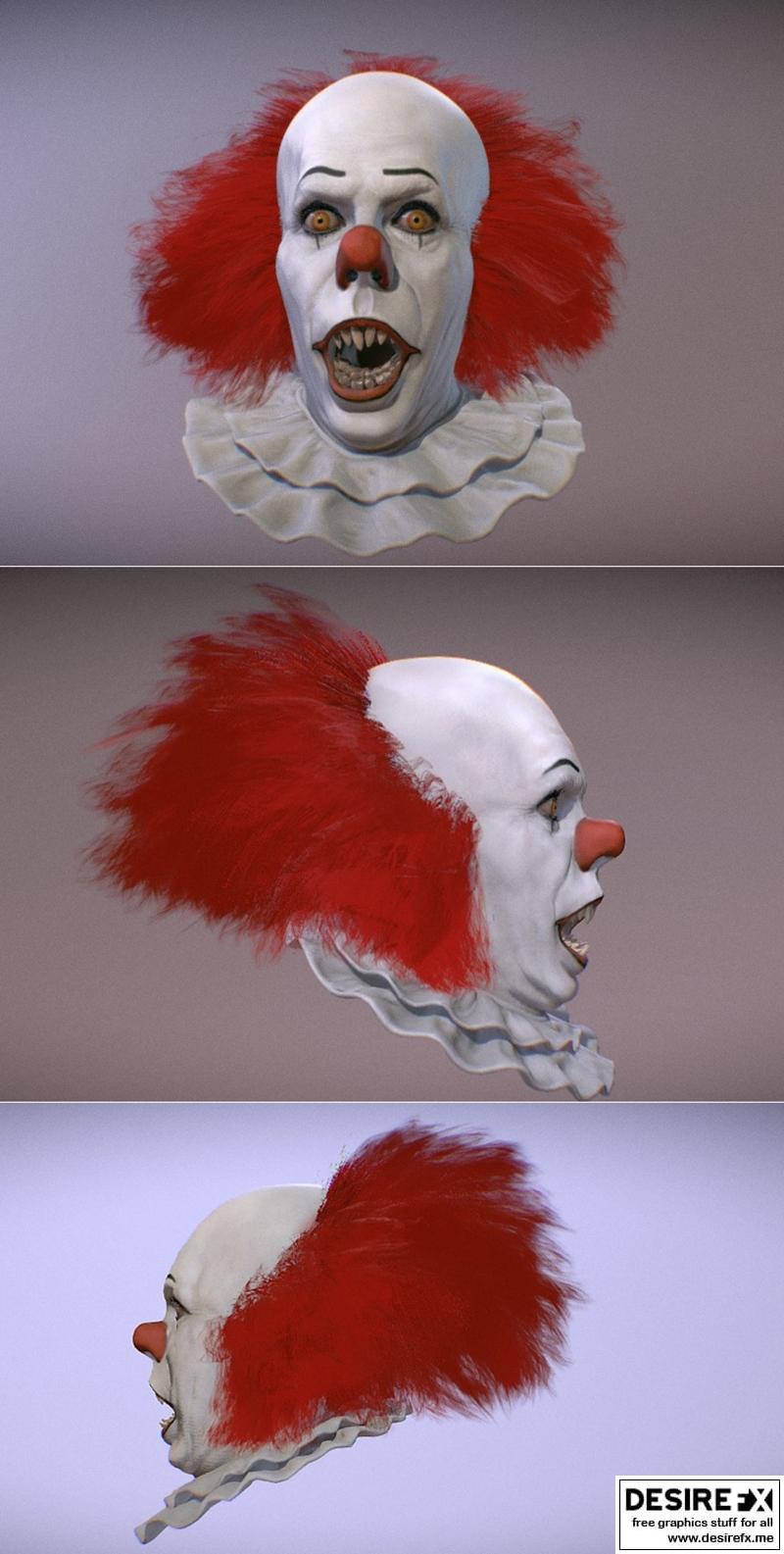 Pennywise 3D打印模型|Pennywise it – 3D Print Model STL