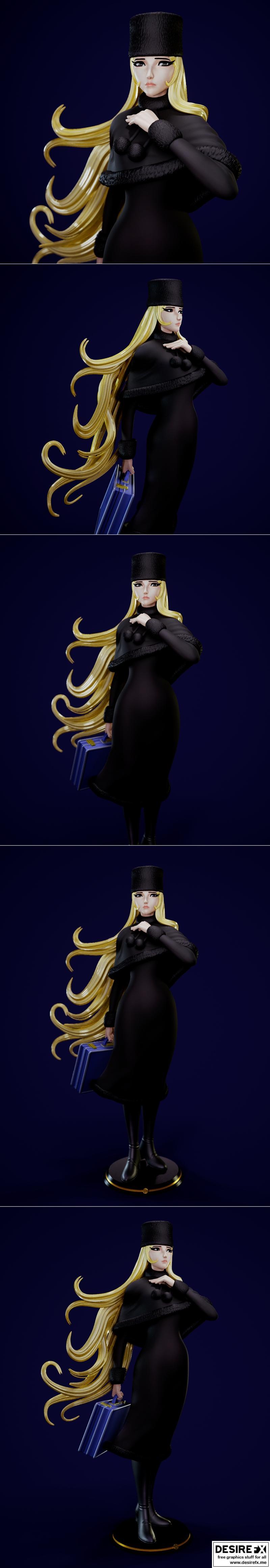 Maetel - 3D打印模型 - 动漫游戏角色雕塑|Maetel – 3D Print Model STL