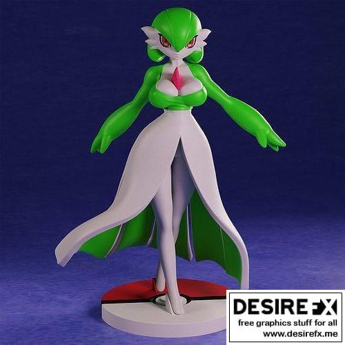 宝可梦 嘉德丽雅 3D打印模型|Pokemon Gardevoir – 3D Print Model STL