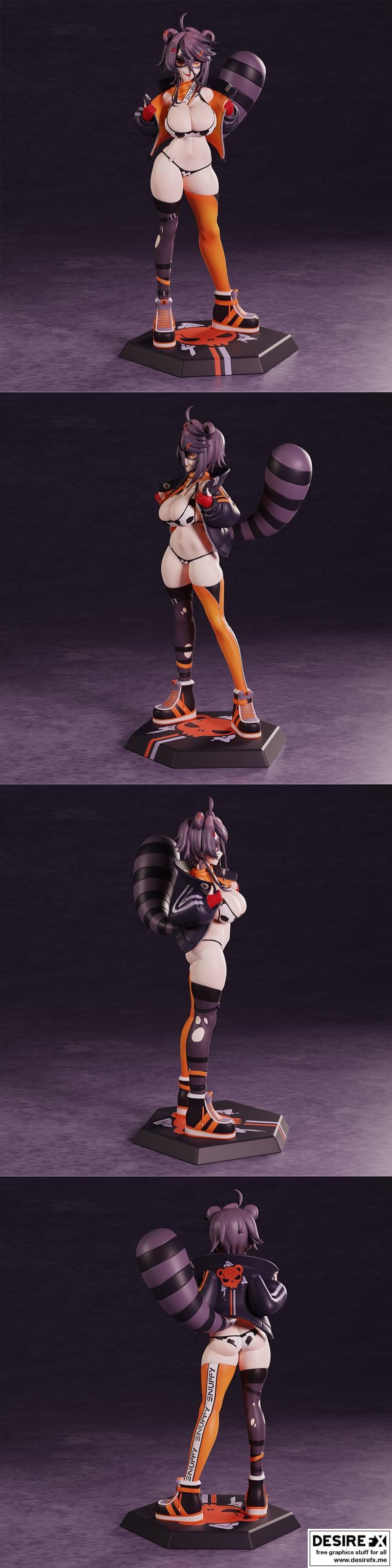 Snuffy 3D打印模型|Snuffy Vtuber Figure – 3D Print Model STL