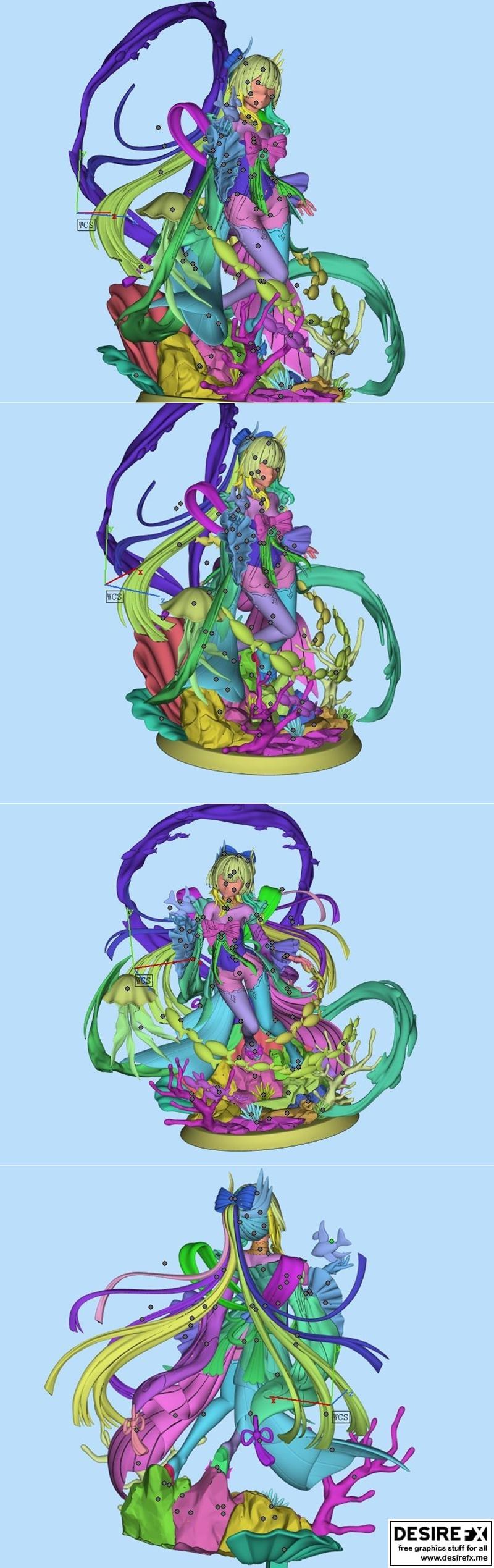 神无月克莉莫 3D打印模型 STL|Sangonomiya Kokomi – 3D Print Model STL
