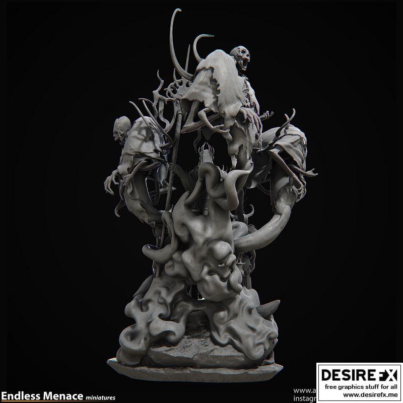 3D打印模型：奈克罗魔导士|Necromancer 3D print model