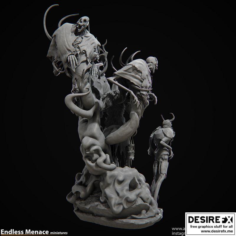 3D打印模型：奈克罗魔导士|Necromancer 3D print model