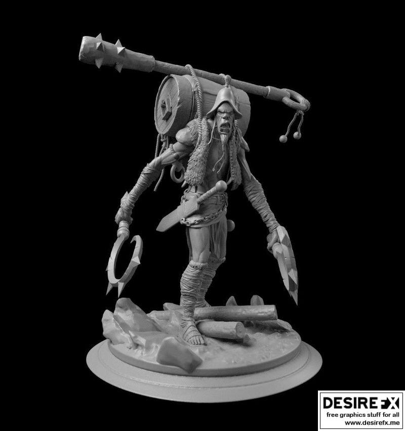 3D打印巨战士模型|Giant warrior Carrier 3D print model